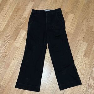 Everlane Black Wide-Leg Jeans
